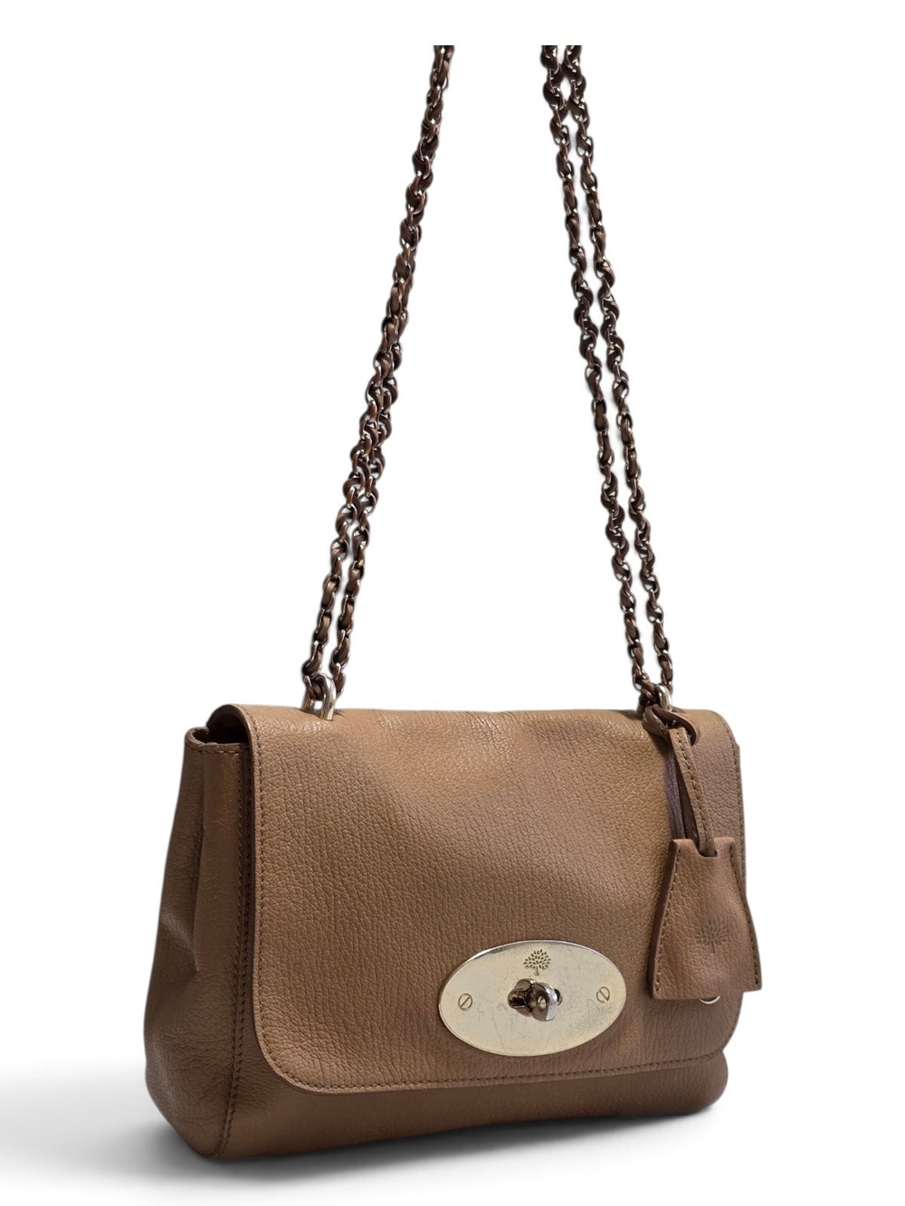 Mulberry Tan Leather Lily Crossbody Bag
